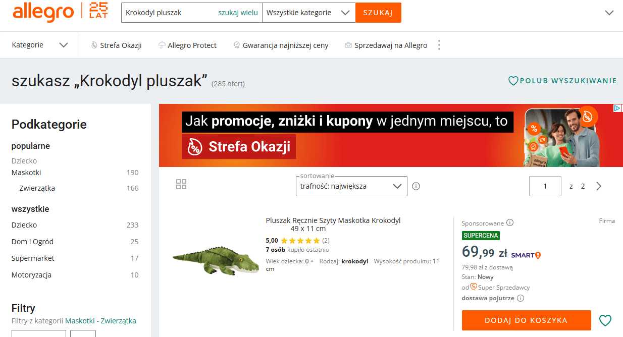 Czym jest trafność Allegro?​