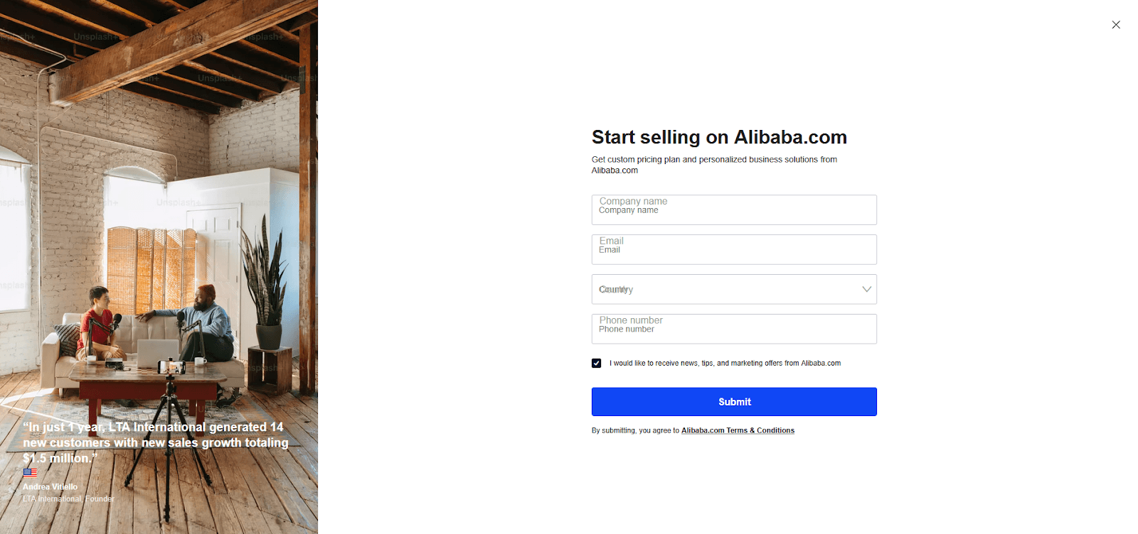 Jak się zarejestrować na Alibaba.com? ​