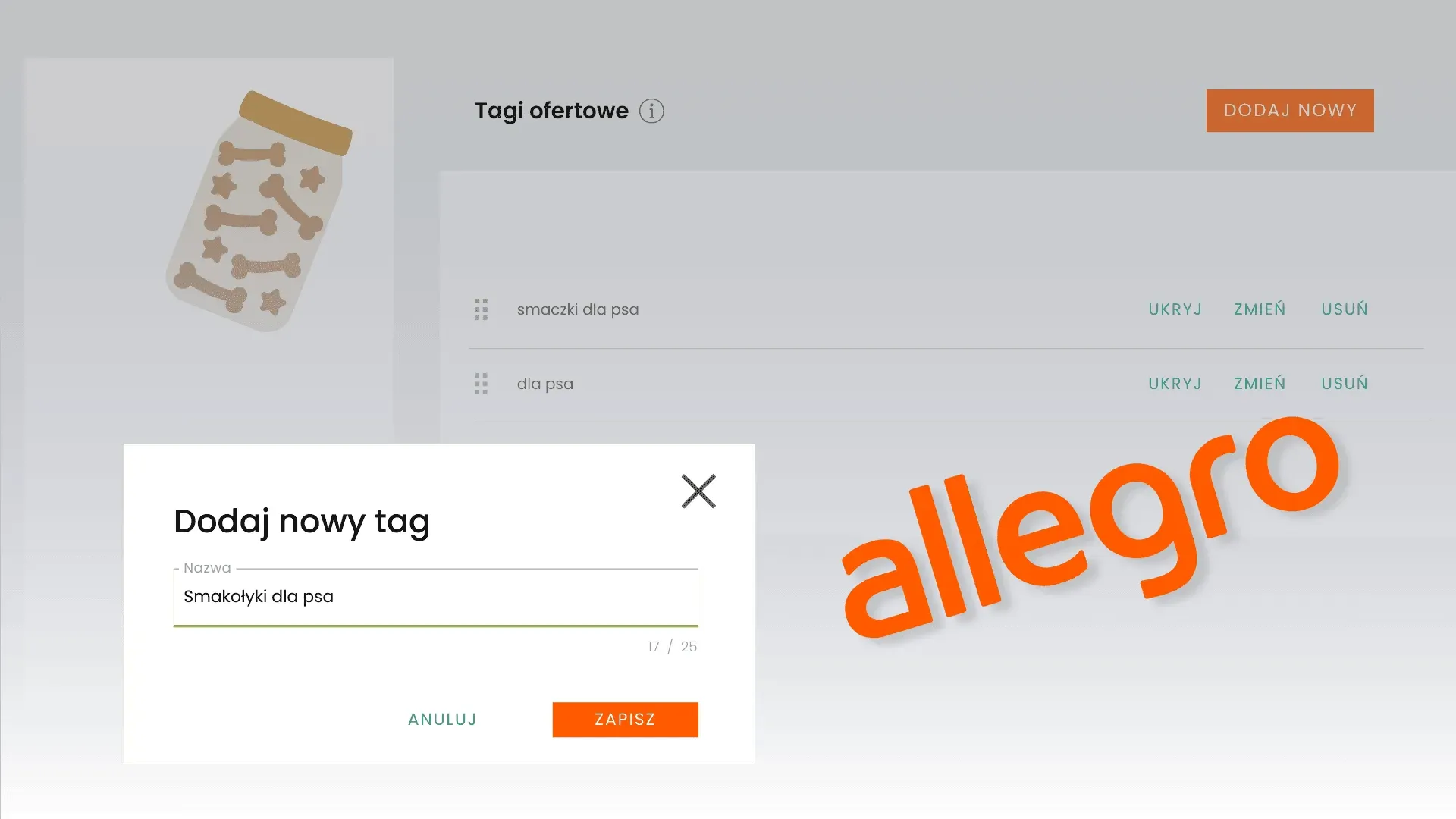 Tagi ofertowe Allegro - uporządkuj swoje oferty!