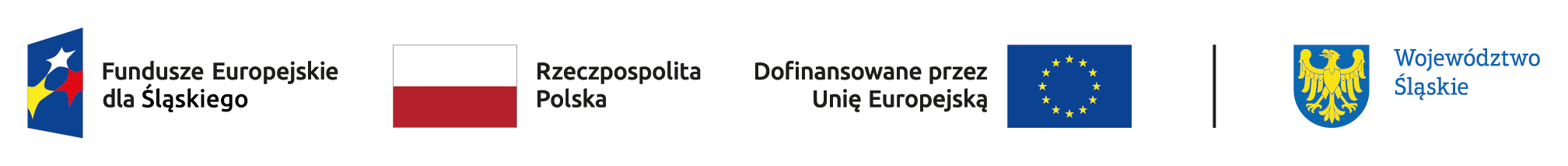 Fundusze Europejskie dla Śląskiego, Rzeczpospolita Polska, Dofinansowane przez Unię Europejską, Województwo Śląskie