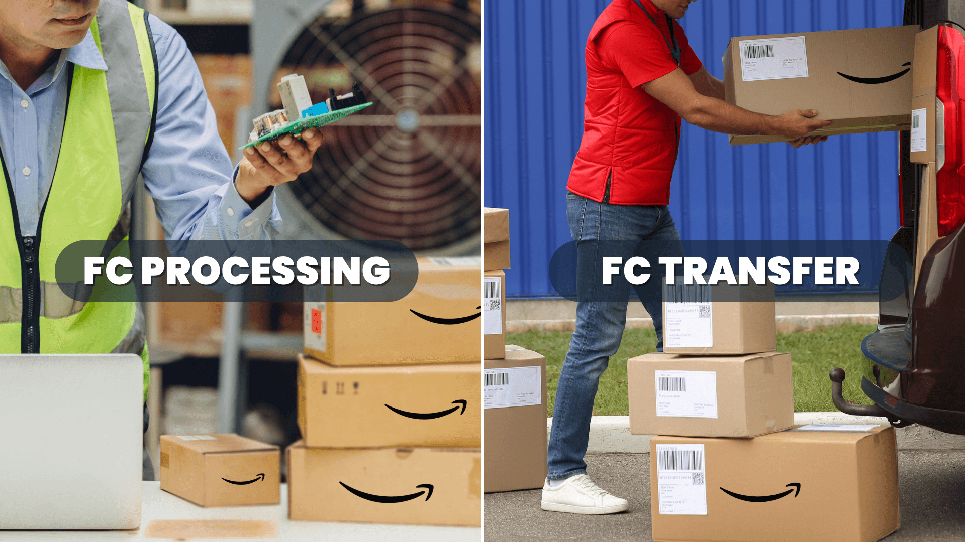 Czym są statusy FC Transfer Amazon i FC Processing Amazon?